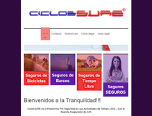 Tablet Screenshot of ciclossure.com